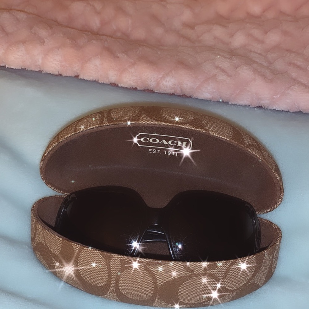 Black Coach sunglasses